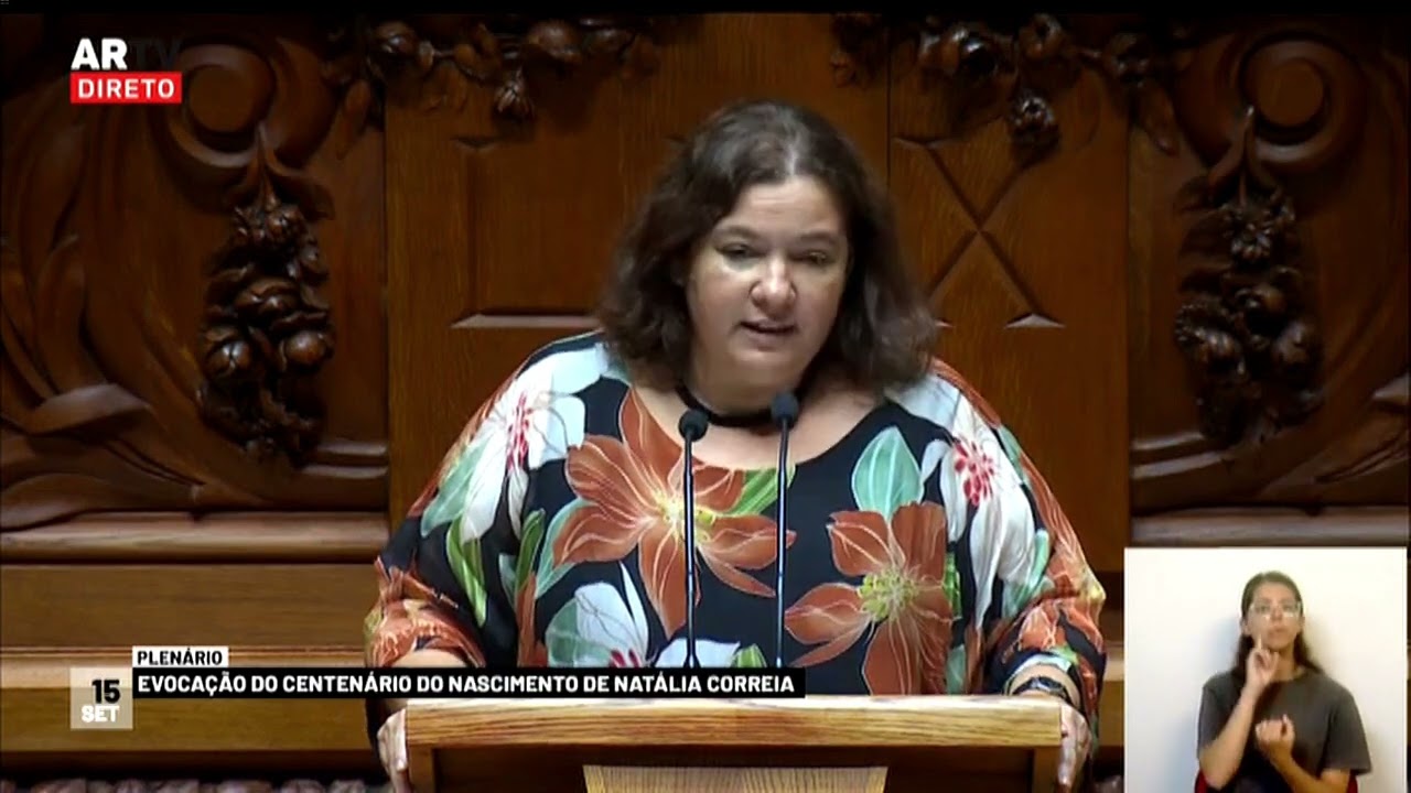 15-09-2023 – Evocação do centenário do nascimento de Natália Correia | Alexandra Leitão