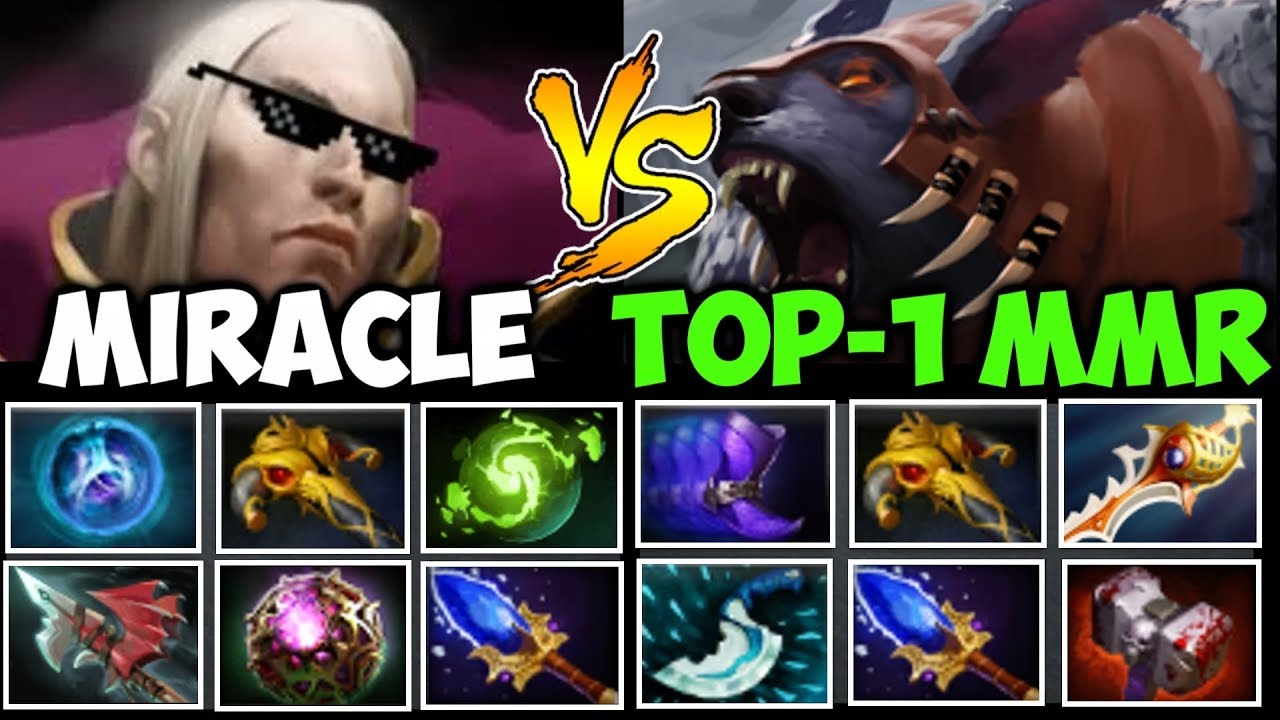 MIRACLE- vs MATUMBAMAN [EPIC] INVOKER GOD vs TOP-1 RAPIER URSA