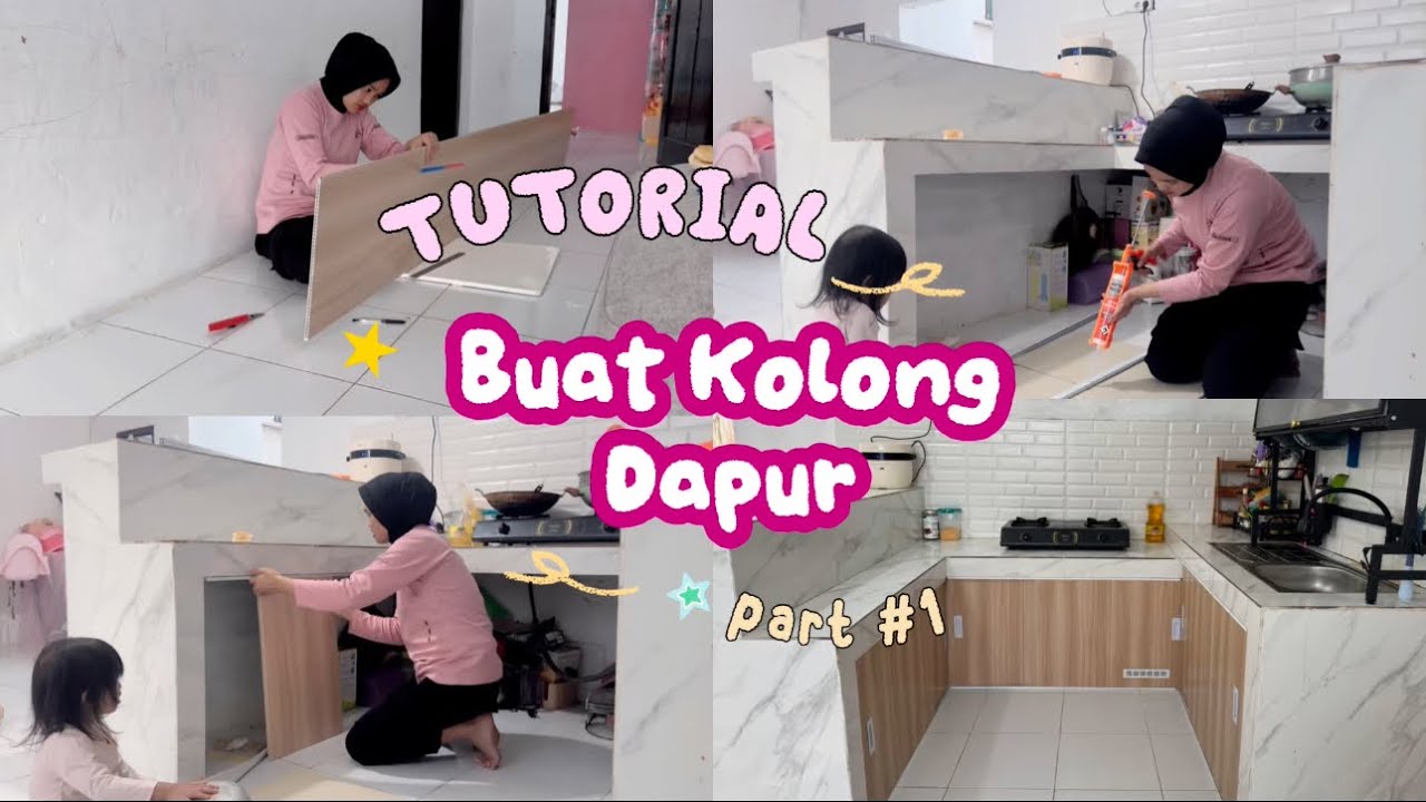 Tutorial buat KOLONG DAPUR dari PVC ! 