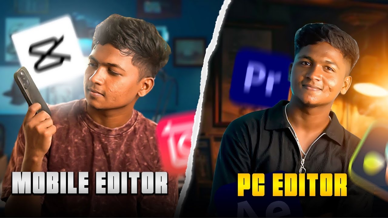Mobile editing VS Pc Editing 🤯🔥 | தமிழ் ✅ | Nithin FTS |  #editing #video #tamil 