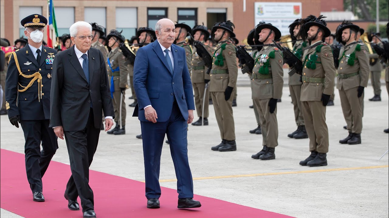 Cerimonia di congedo Visita di Stato con il Presidente della Repubblica Algerina