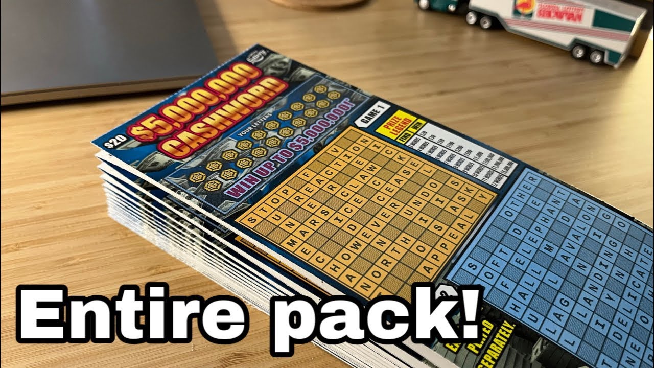 Entire book! | $20 Cashword ~ top prize $5,000,000