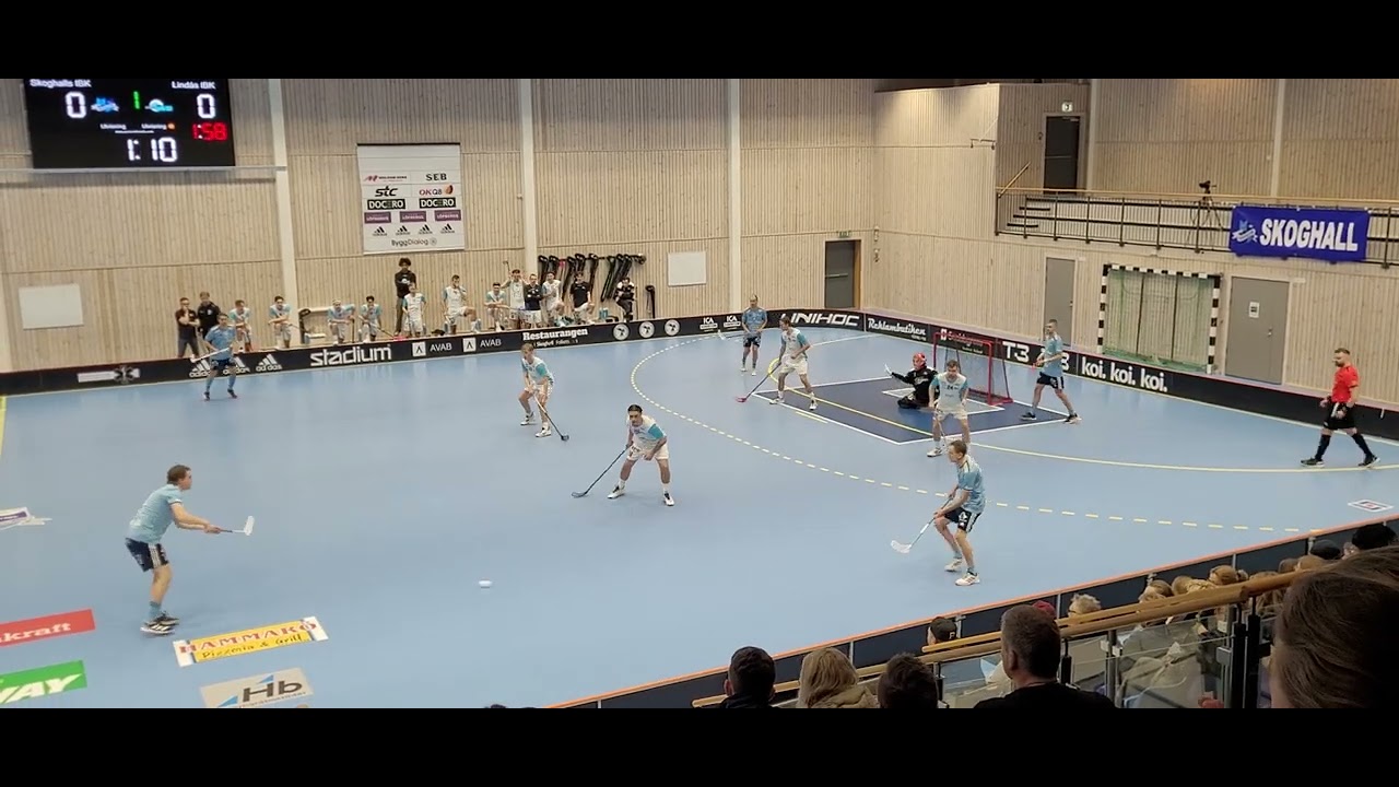 240320 DIV1 Period 1 Kvalmatch 2(3) Skoghall IBK  - Lindås IBK  Hammarö Arena