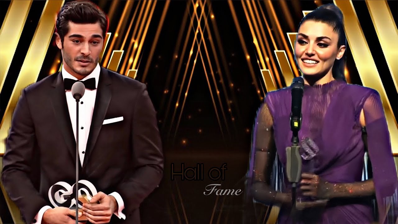 Hande Erçel & Burak Deniz | Hall of Fame | Men of the year & Girl of the year award. (HanBur Edit)