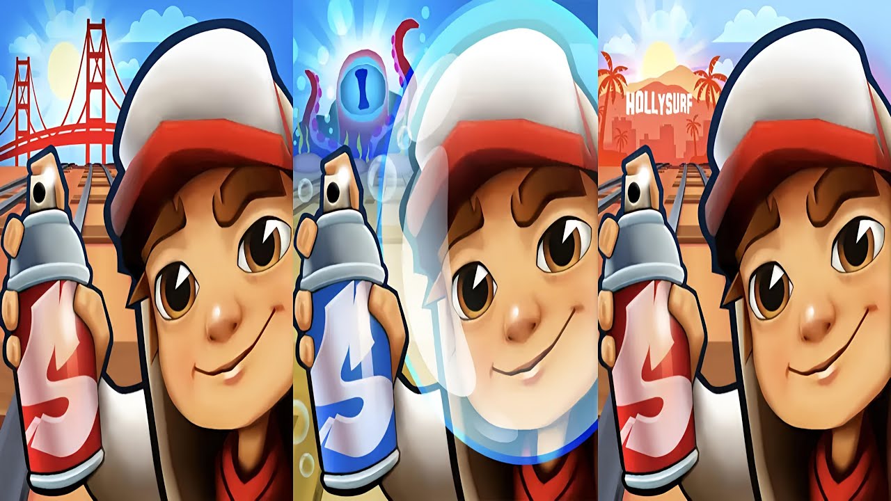 Subway Surfers : San Francisco 2024 🆚 Hollywood 2024 🆚 Underwater 2024