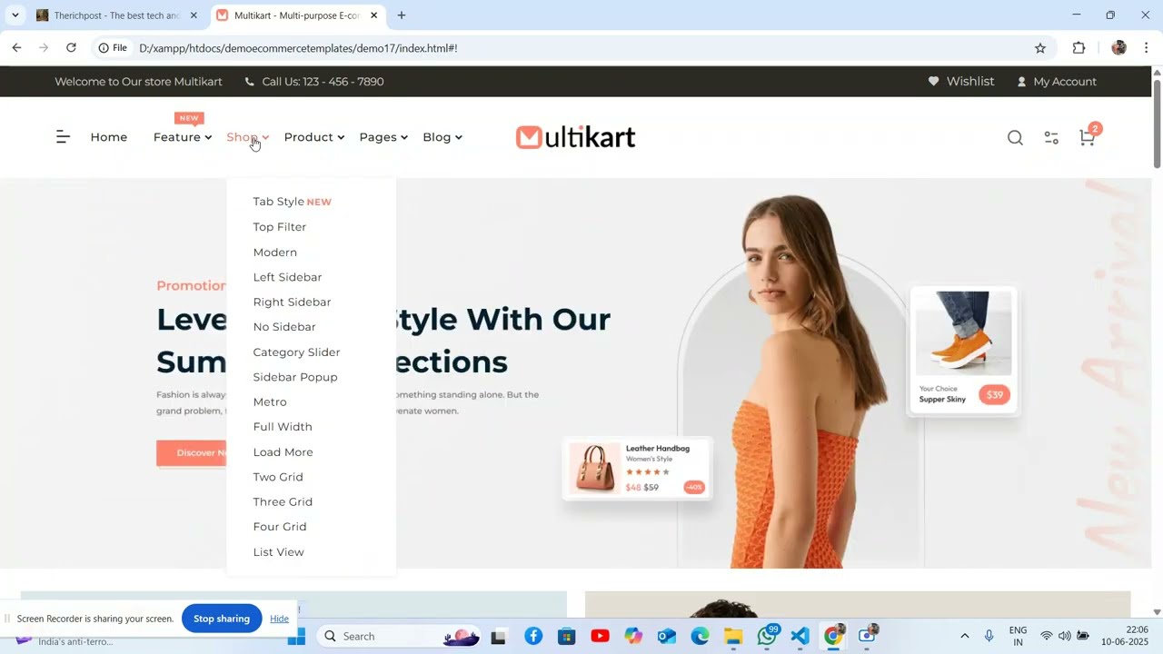 Multikart &ndash; Responsive Multi-purpose E-commerce HTML Template for Online Stores