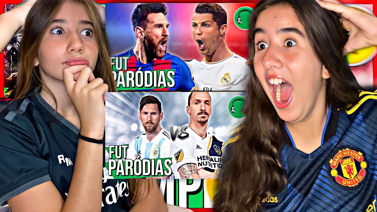 REACT 2 EM 1 ♫ CANHOTOS x DESTROS / ♫ GIGANTES vs BAIXINHOS- FUTPARÓDIAS 🔥