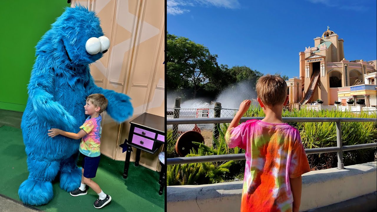 4 Year Old Plans My Theme Park Day! SeaWorld Orlando Edition! | Sesame Street Land, Rides & More Fun