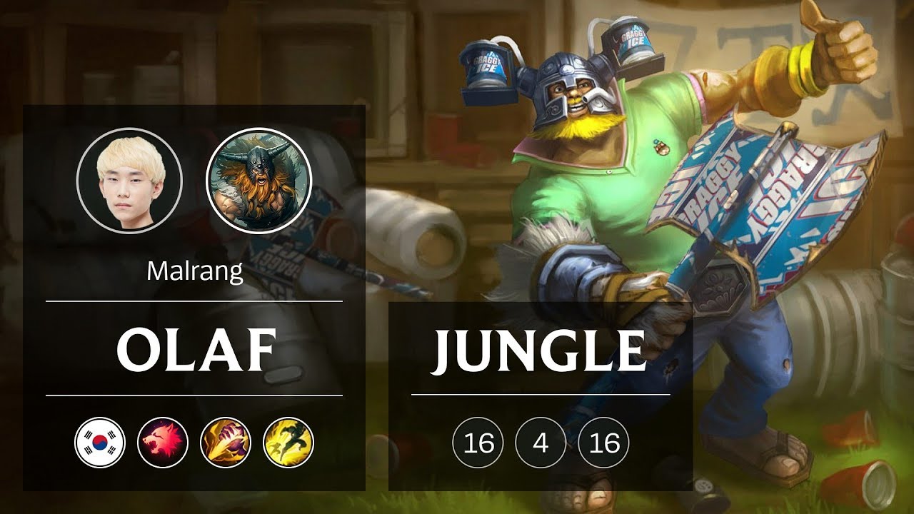Olaf Jungle vs Sejuani - KR Challenger Patch 9.1