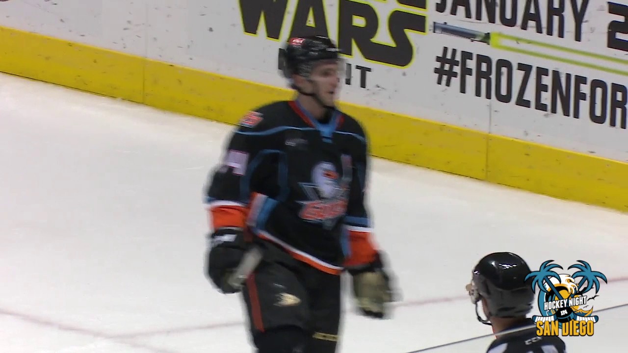 Greger Hanson Has Succesful 1st Game with San Diego Gulls
