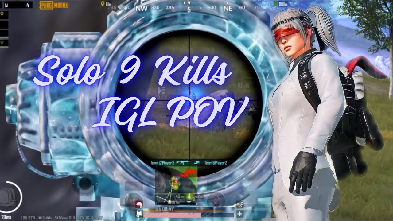 Solo 9 Kills  IGL POV ||  Semi -  Finals || KOSH GAMING