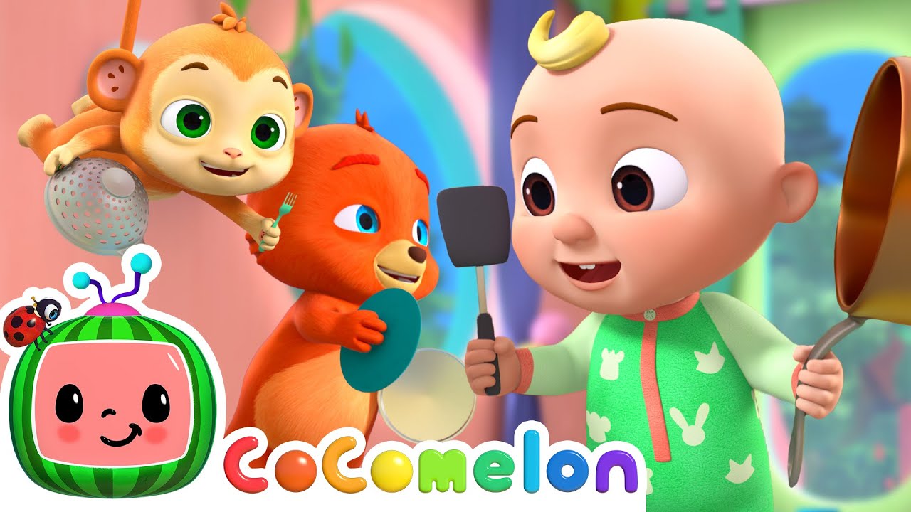 JJ's Pots n' Pans Band! | Animals for Kids | Animal Songs | CoComelon Nursery Rhymes & Kids Songs