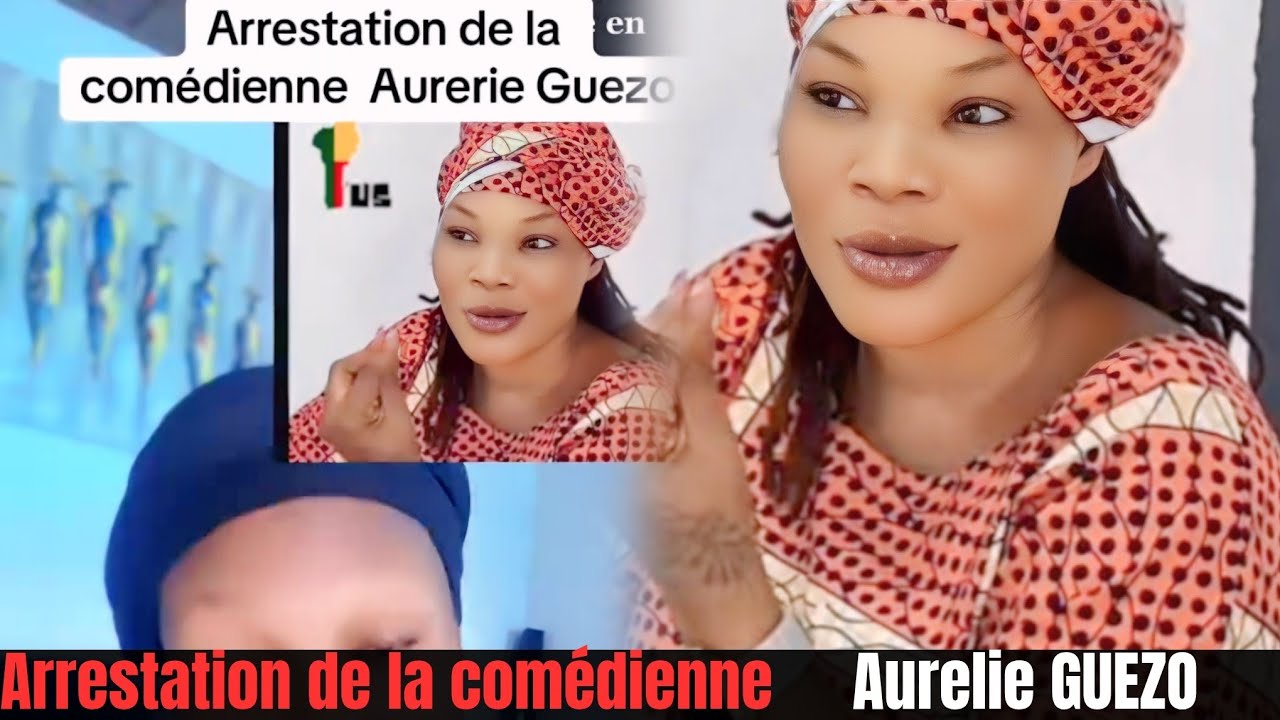Arrestation de la com&eacute;dienne Aur&eacute;lie guezo 
