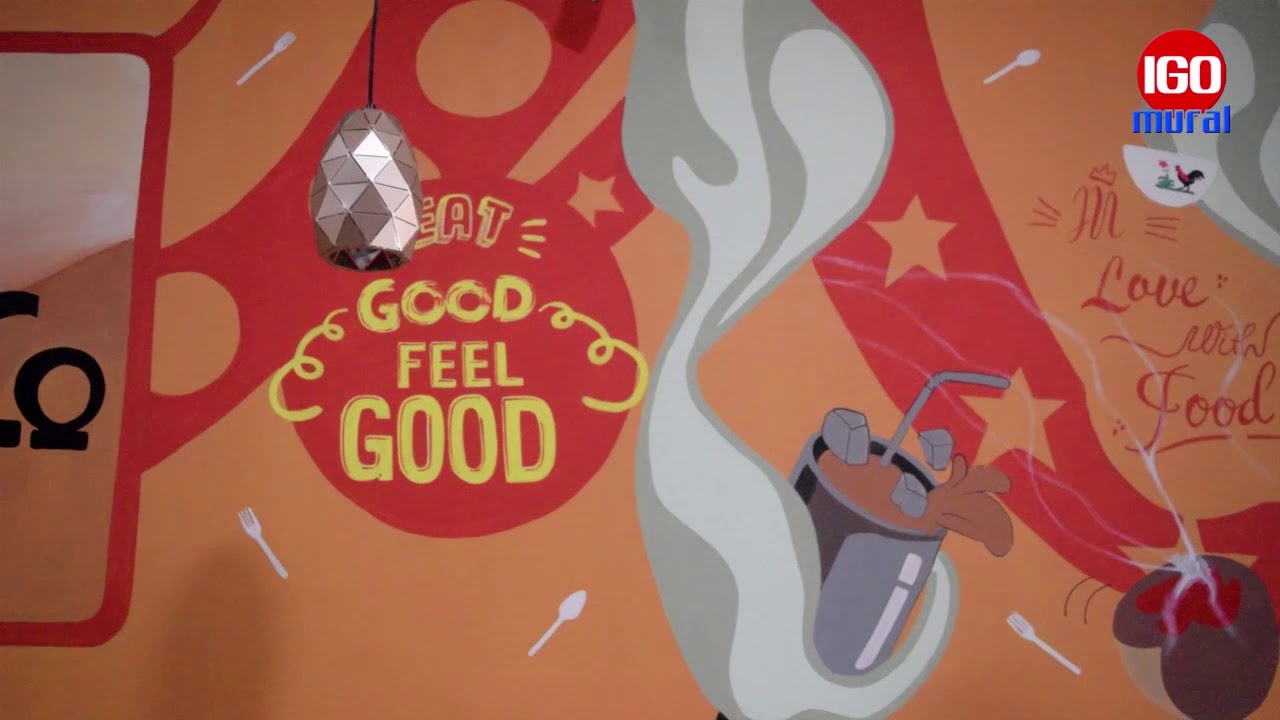 Proses Lukis Dinding Cafe Di Jakarta - Jasa Lukis Dinding