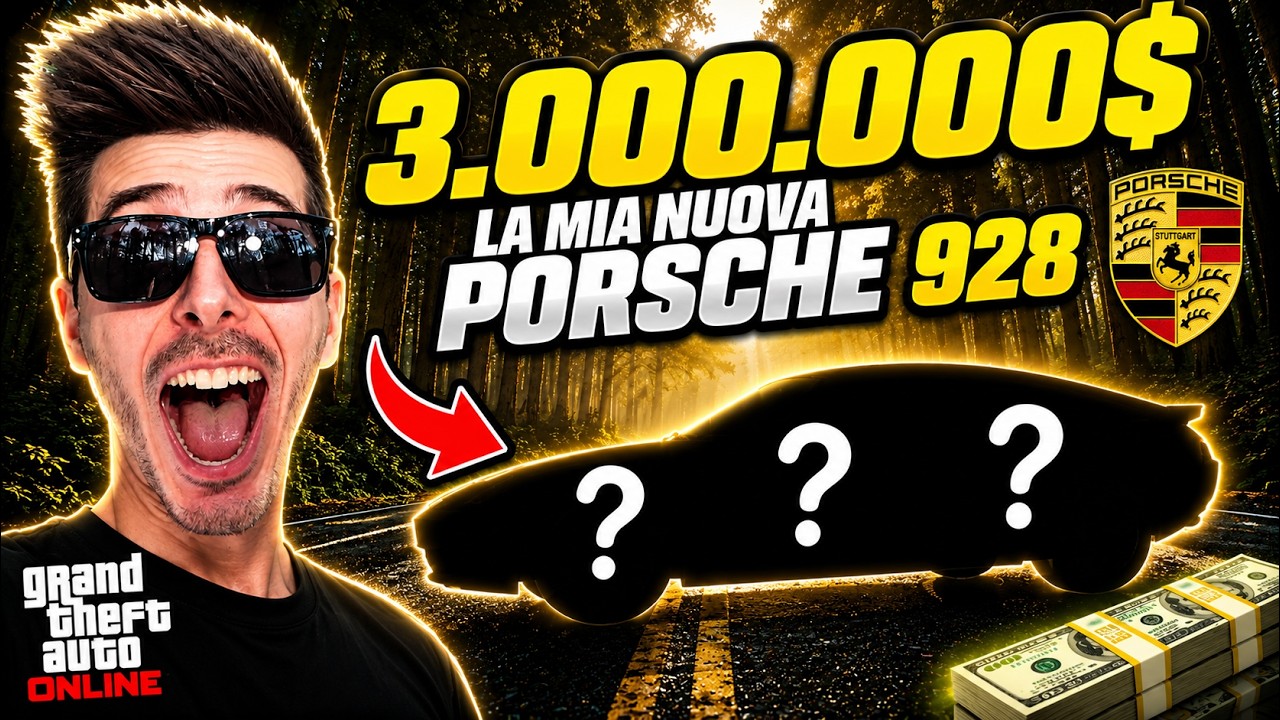 LA MIA NUOVA PORSCHE 928 da 3.000.000$ - GTA Online