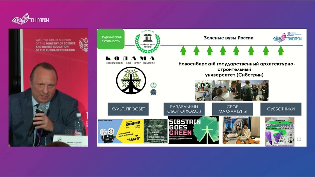 Доклад Ю.Л. Сколубовича на 