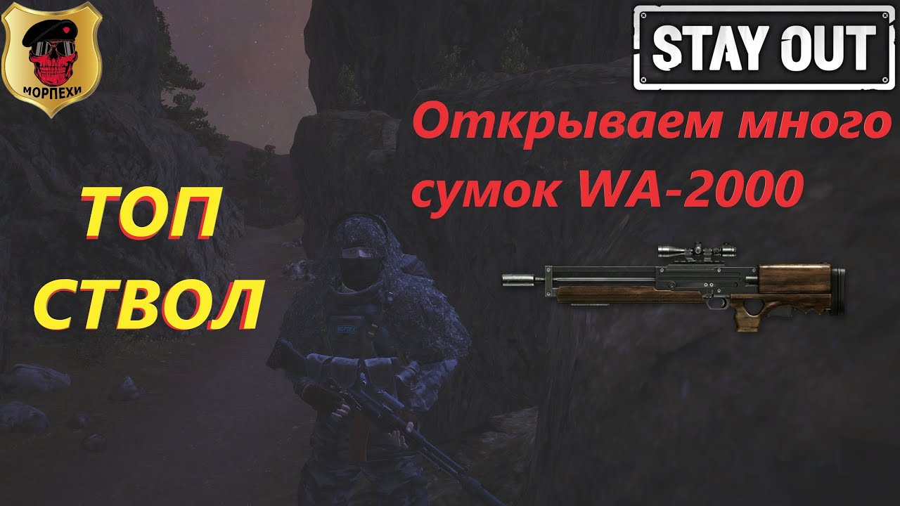 [ Stay Out ] ТОП СТВОЛ С СУМОК WA-2000. Stay Out открываем сумки, ящики. Сталкер онлайн.