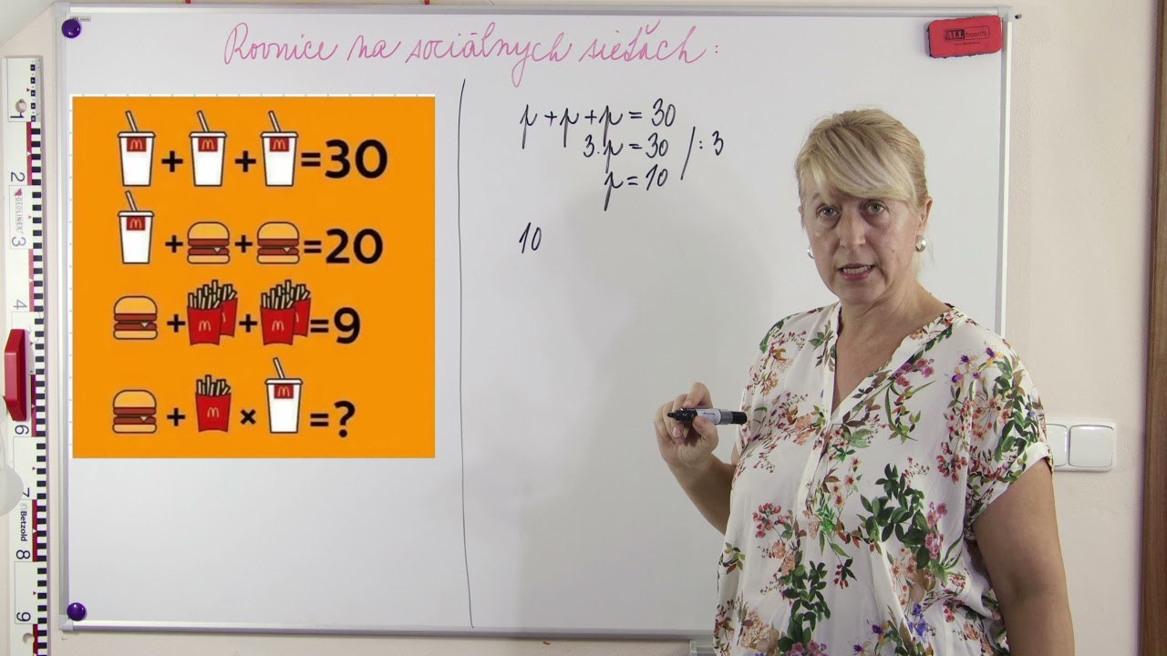 Matematika - rovnice zo sociálnych sietí.