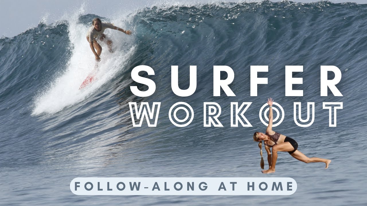 15 MIN LEGS & CORE STRENGTH FOR SURFERS | home workout | Christmas Challenge Pt. 1