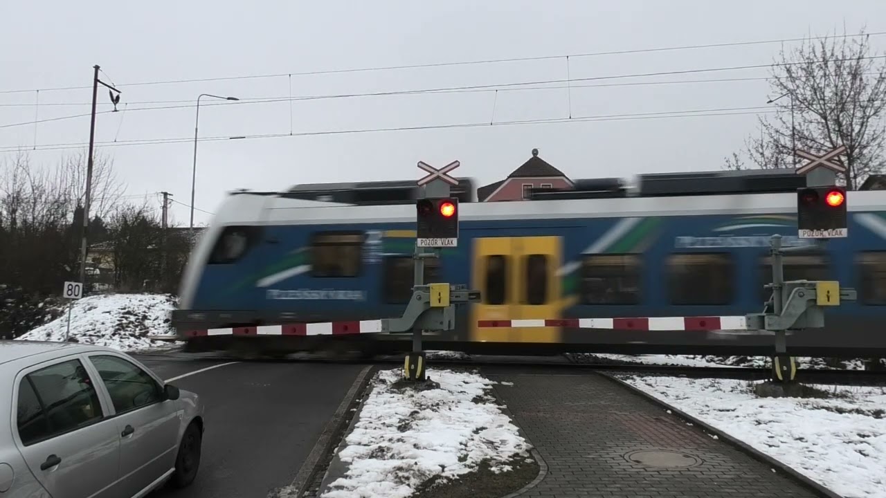 Železniční přejezd Starý Plzenec #1 (P1203) | 31.1.2026 / Czech railroad crossing