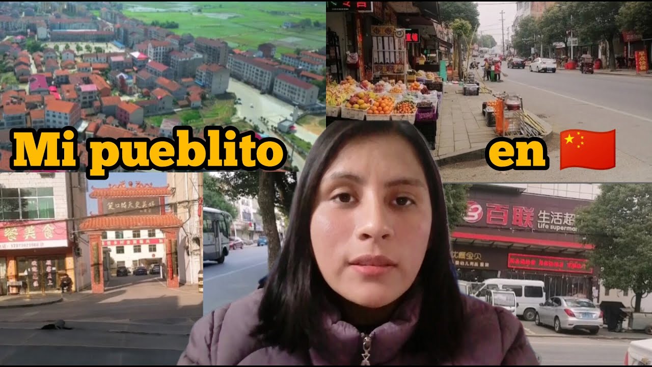 Así es mi pueblito donde vivo aquí en China🇨🇳se llama (筻口gang kou)
