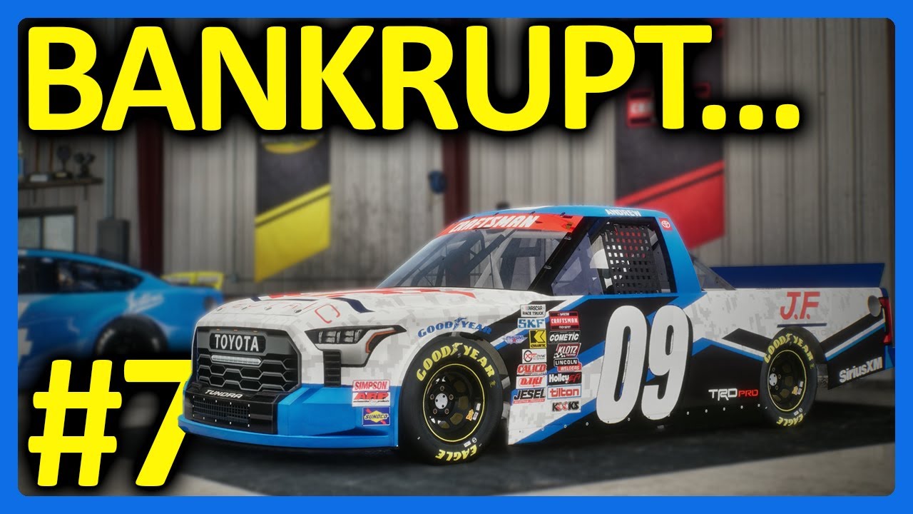 Режим карьеры NASCAR 25: Я обанкротился...!! (NASCAR 25 часть 7)