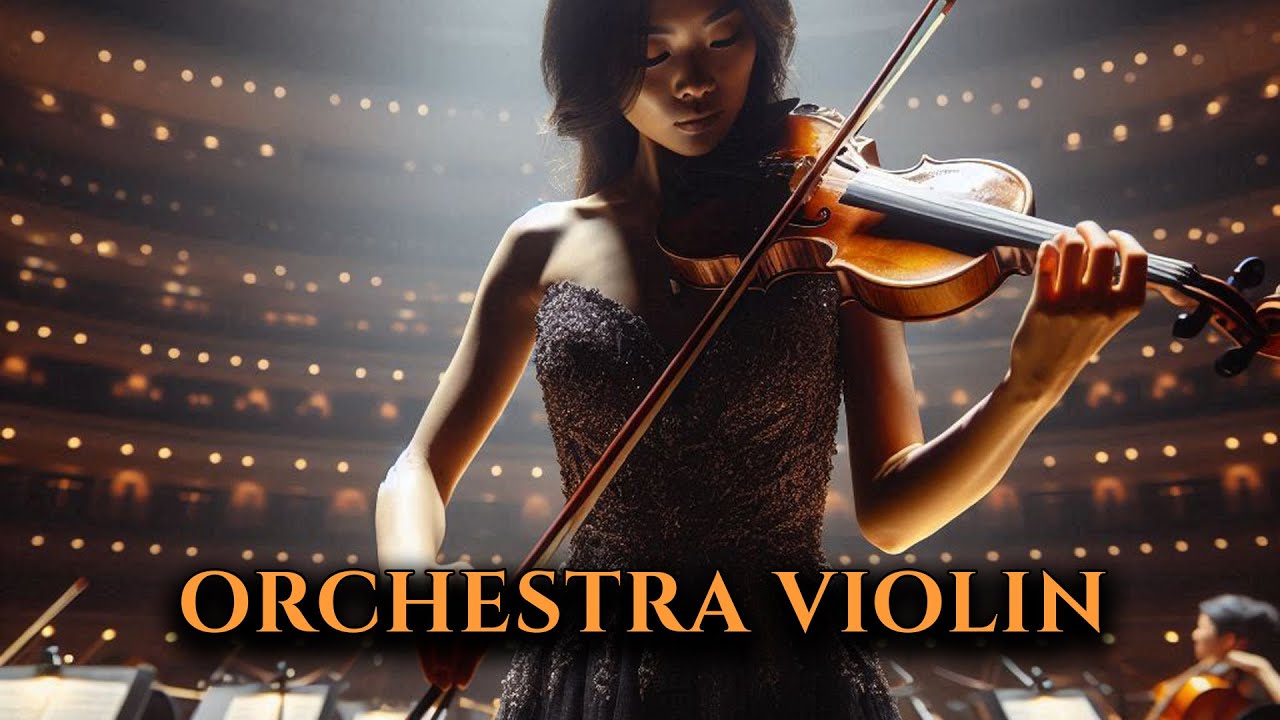 Serene Study Music for Deep Focus | Elegant Solo Violin Recital in Classical Hall | 1 Hour