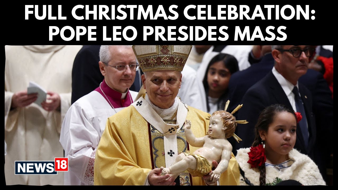Pope Leo Presides Over Christmas Eve Mass At Saint Peter&rsquo;s Basilica Vatican City 2025 | N18G