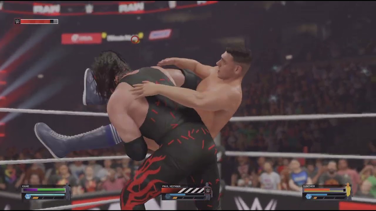 WWE 2K25 Gunther tapped