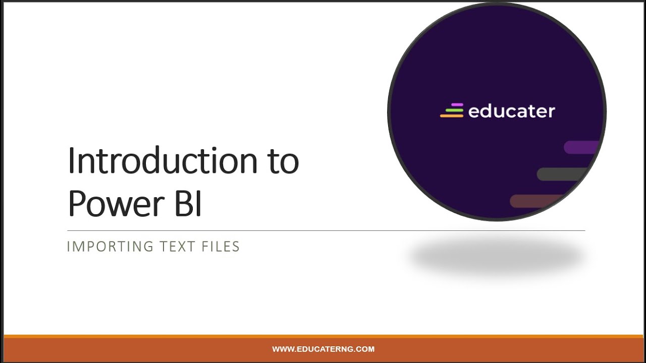 05.  Importing Text Files into Power BI