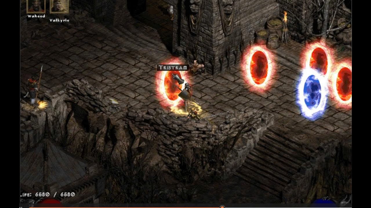 Diablo II. (PHẦN 1) UBER QUEST+ DIABLO CLONE (THE STONE OF JORDAN) với amazon xẹt điện.