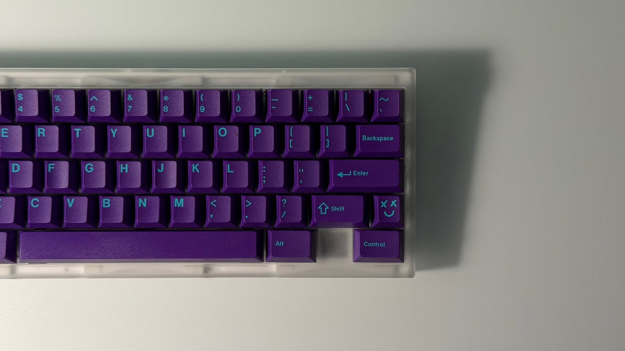 Qwertykeys QK60 R3 w/ Gateron Franken Phantom - “Violet Shift” (Sound Test)