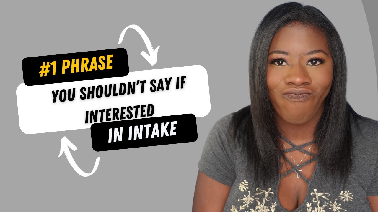 The #1 Phrase You Shouldn't Say when asked 