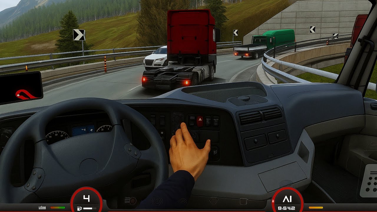 🚚 Truckers of Europe 3 🛣️ Beverage delivery 🚦Airolo to Tremola ✅️Mercedes Axor || V 0.5.59