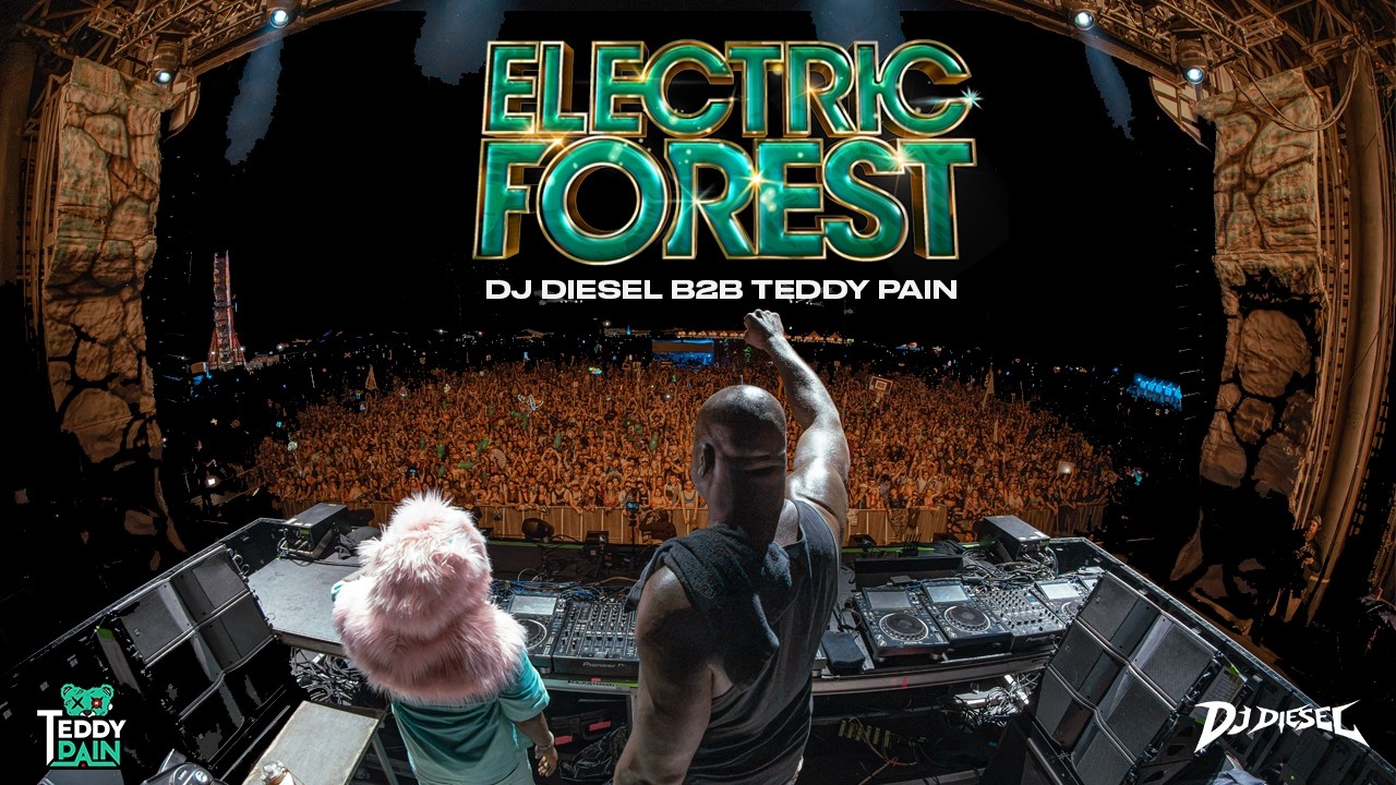 DJ Diesel (Shaq) b2b Teddy Pain (T-Pain) @ Electric Forest 2026