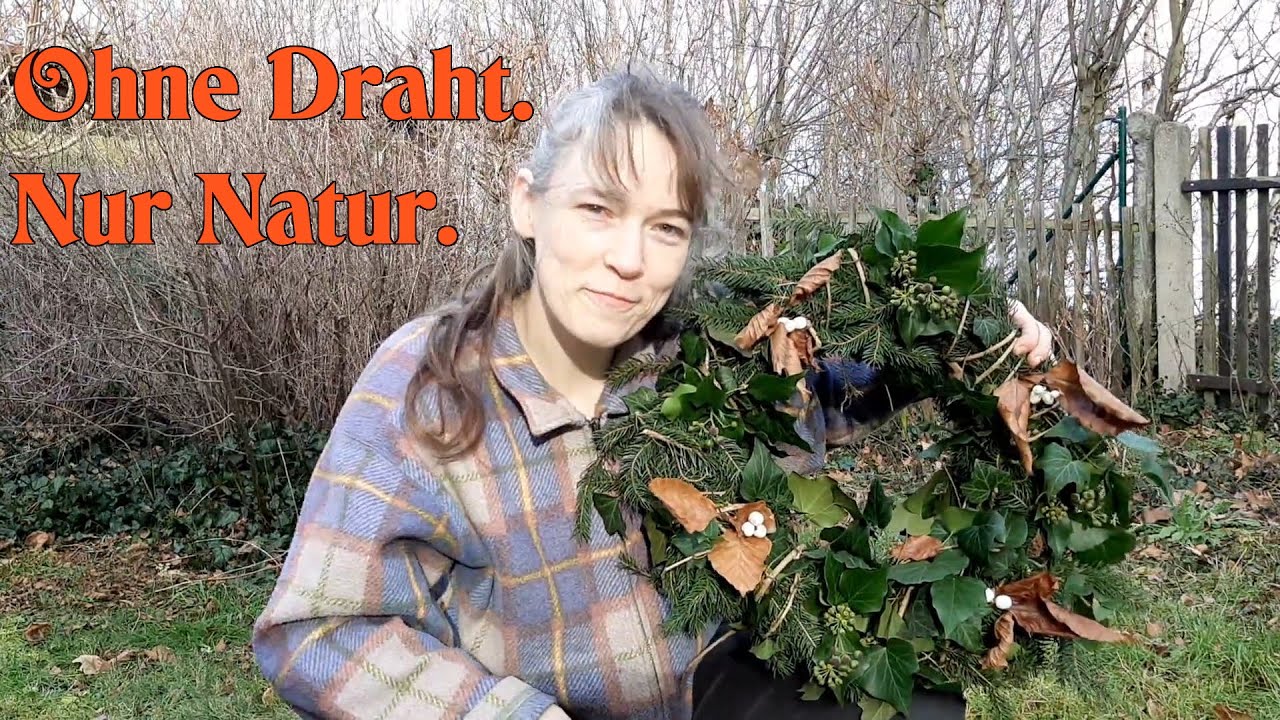 NUR NATURMATERIALIEN | Herbstkranz aus dem Wald