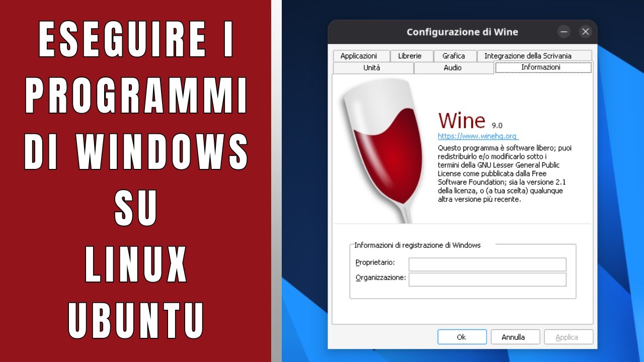 Come installare con Wine i programmi di Windows su Linux - Ubuntu