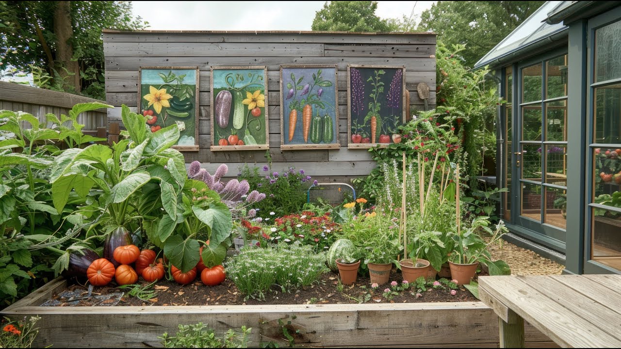 Creative Upcycled Ideas for a Rustic Farmhouse Backyard Garden Makeover