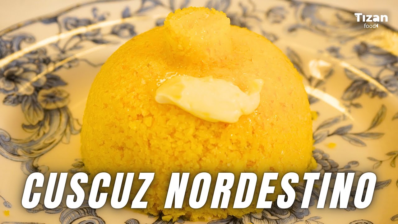 Como Fazer o Verdadeiro CUSCUZ NORDESTINO (MUITO FÁCIL) | Tizan Food #38