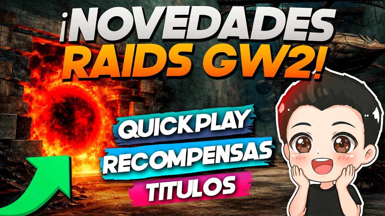 Raids MÁS FÁCILES y con MEJORES RECOMPENSAS en Guild Wars 2