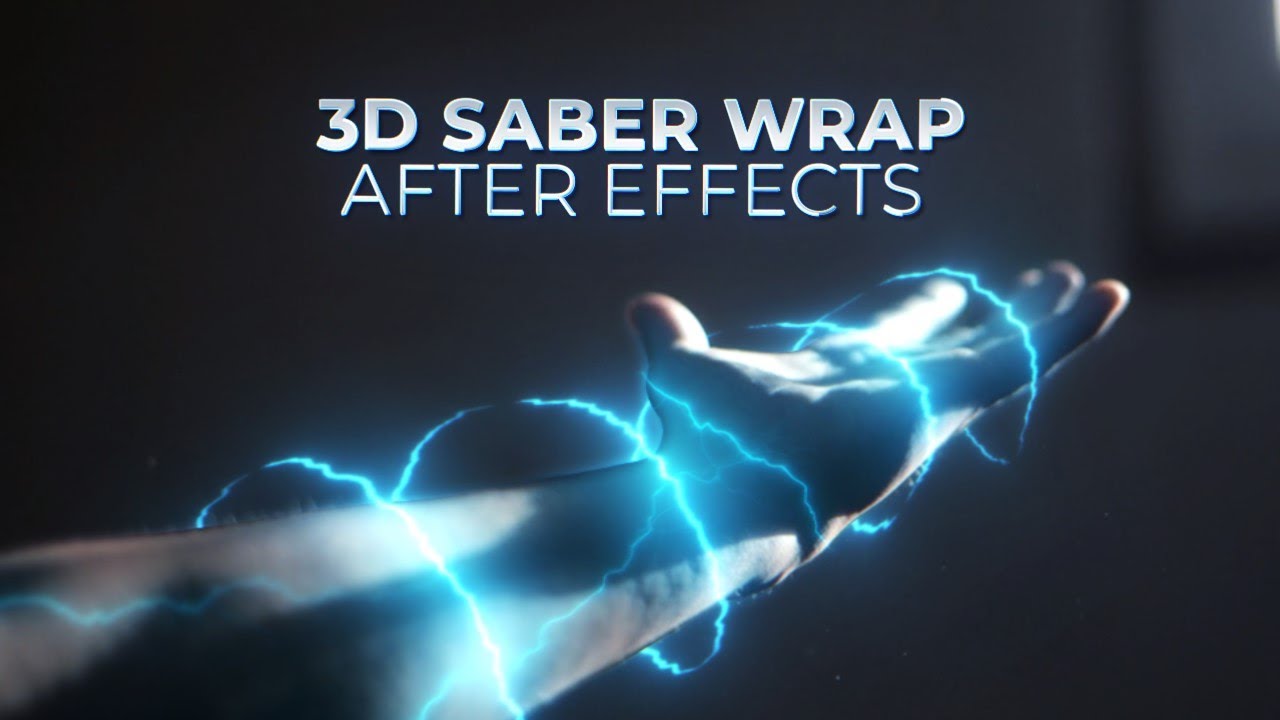 Создание 3D-эффектов обертывания сабли в After Effects