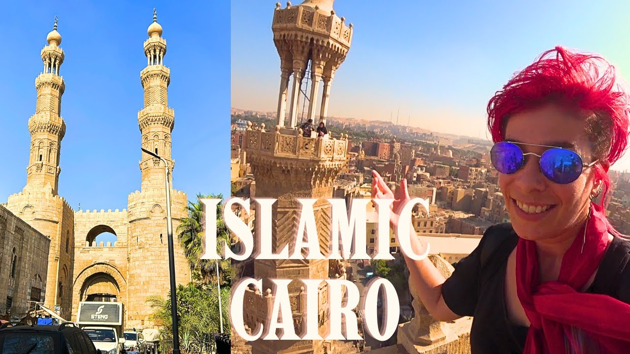 Bloody Ancient Gate in Islamic Cairo, Egypt