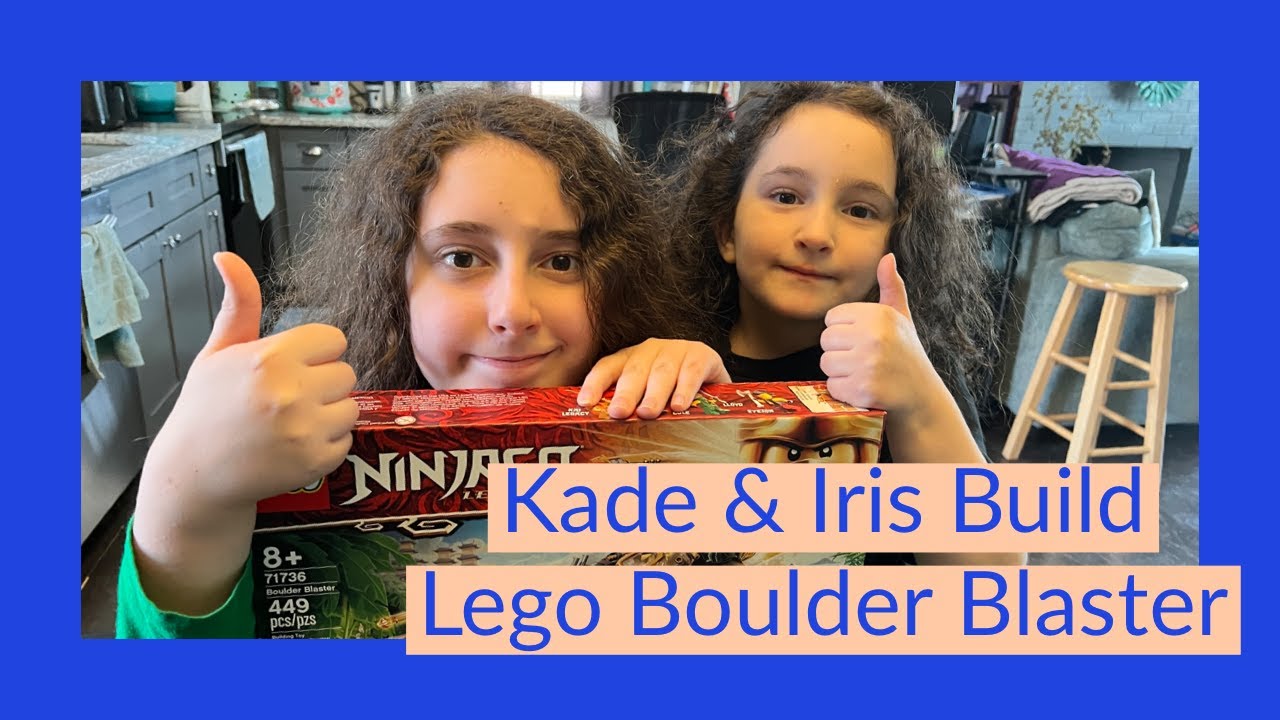 Kade & Iris Lego Ninjago Blaster Build