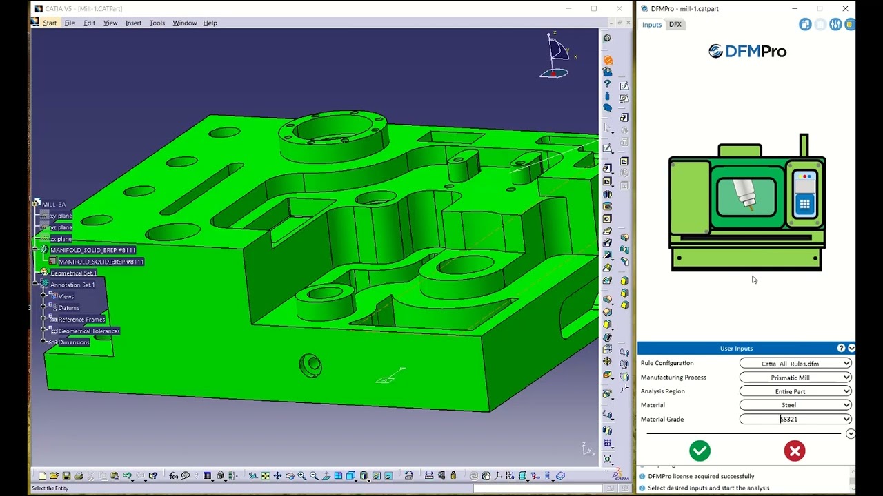 DFMPro For CATIA V5