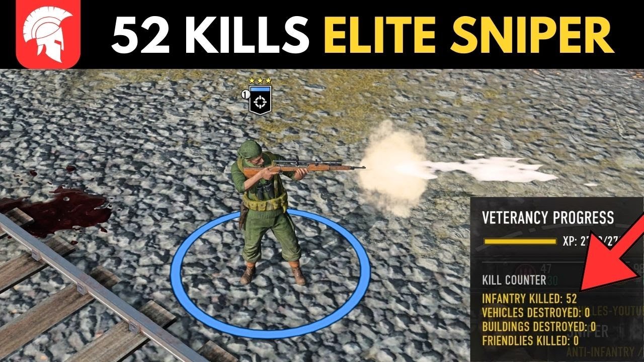 Company of Heroes 3 | 52 KILLS ELITE SNIPER | US Forces Gameplay | 3vs3 Multiplayer | No Commentary