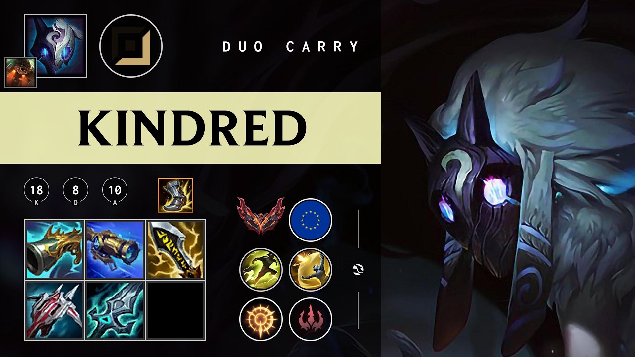Kindred ADC vs Lucian - EUW Grandmaster Patch 26.05