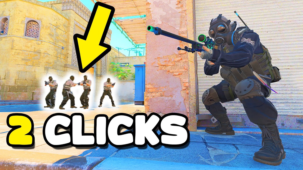 ACE IN JUST 2 CLICKS!! - CS2 BEST MOMENTS #104