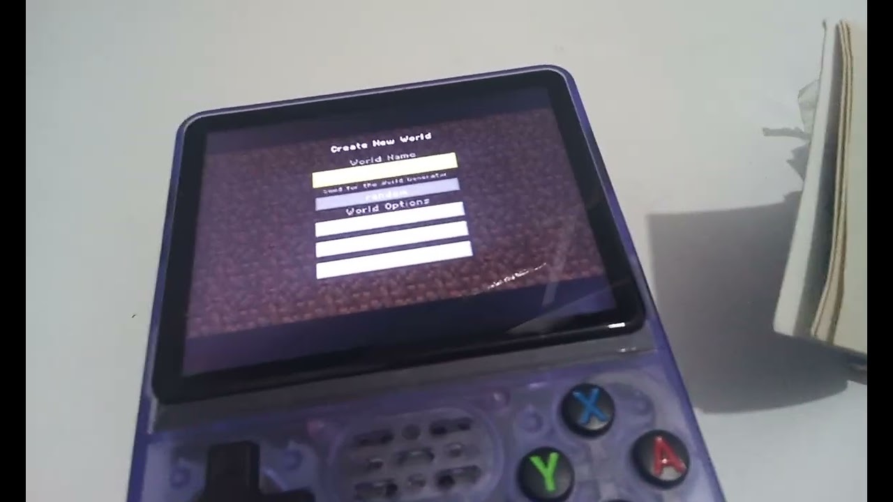 R36s oyun konsolunda minecraft açma
