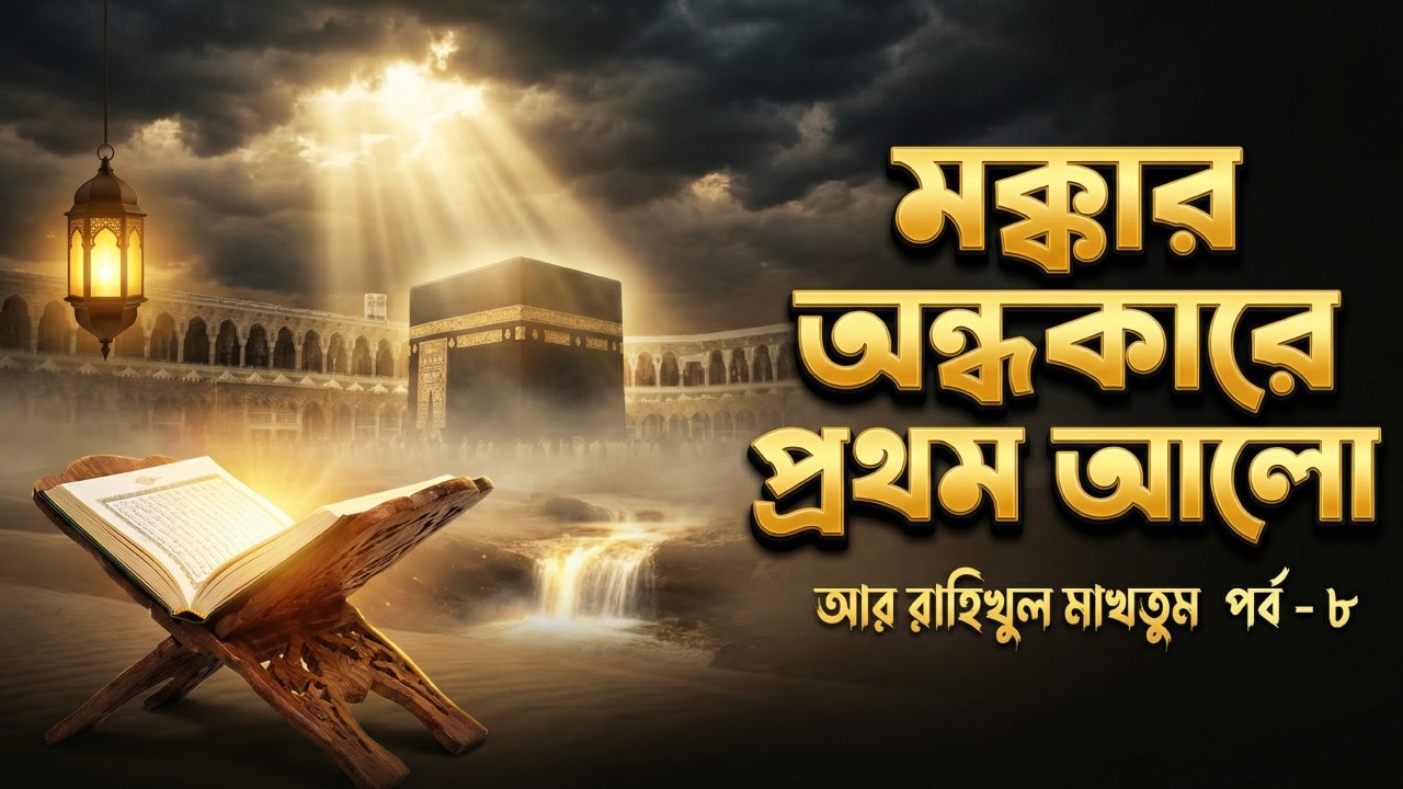 আর-রাহীকুল মাখতূম পর্ব – ৮ ।মক্কার অন্ধকারে প্রথম আলো  রাসূল ﷺ–এর গোপন দাওয়াতের ইতিহাসের ৩ বছর