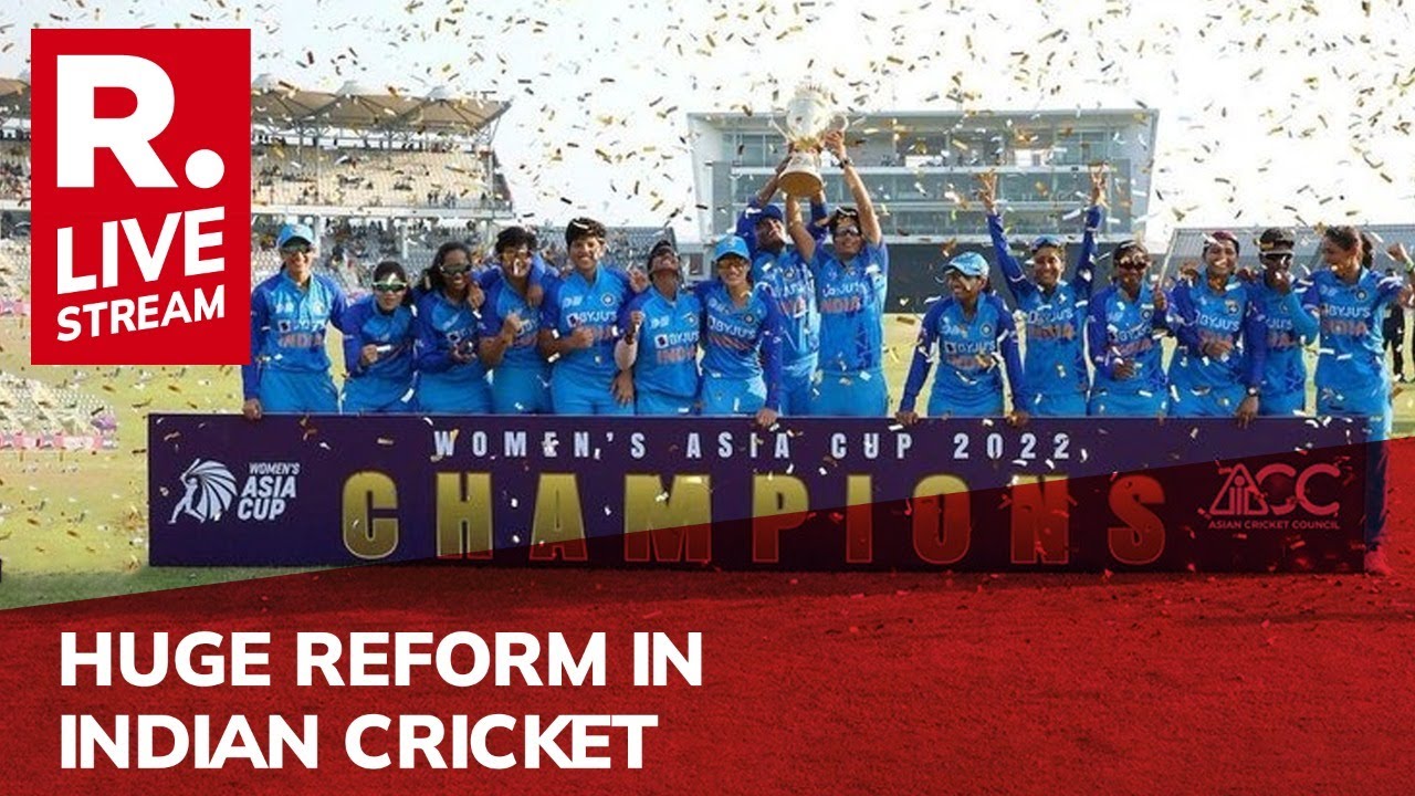 BCCI's Massive Move LIVE: Men & Women Cricketers To Have Same Match Fees | Reform In Indian Cricket